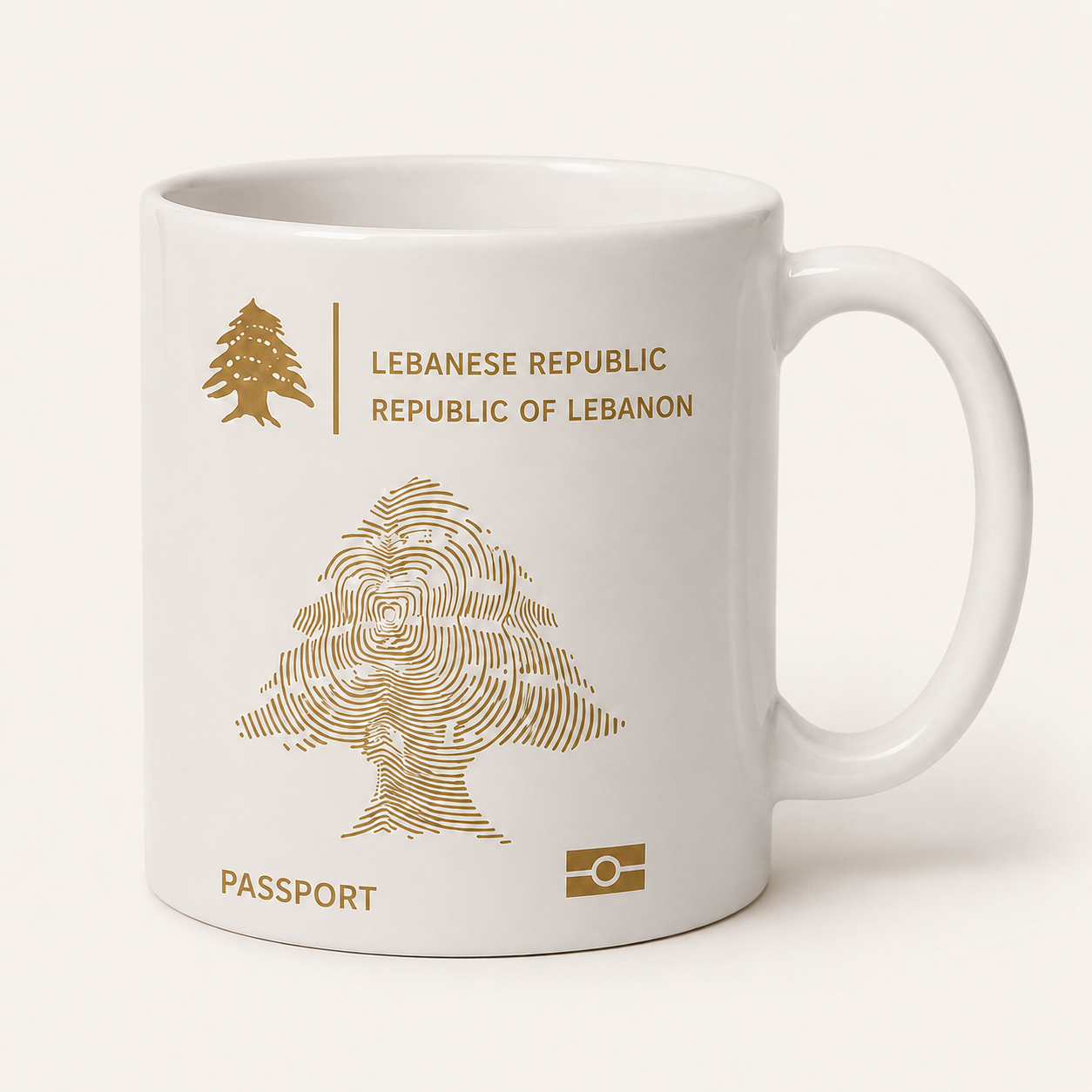 Lebanese Passport Mug