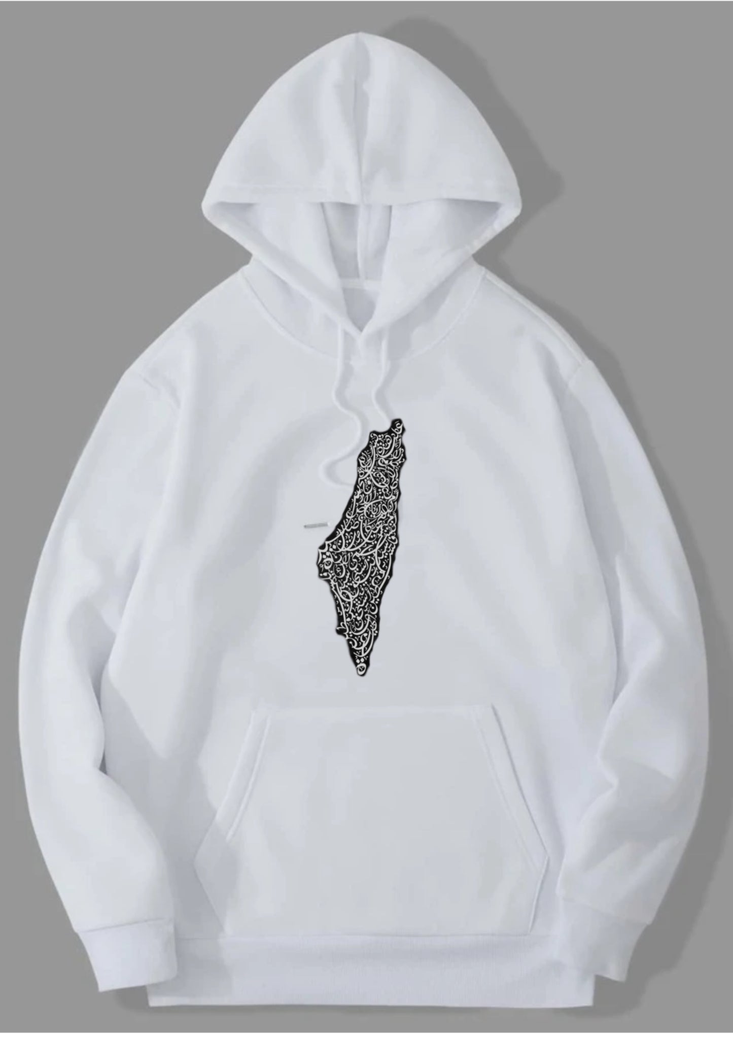 Palestine map hoodie