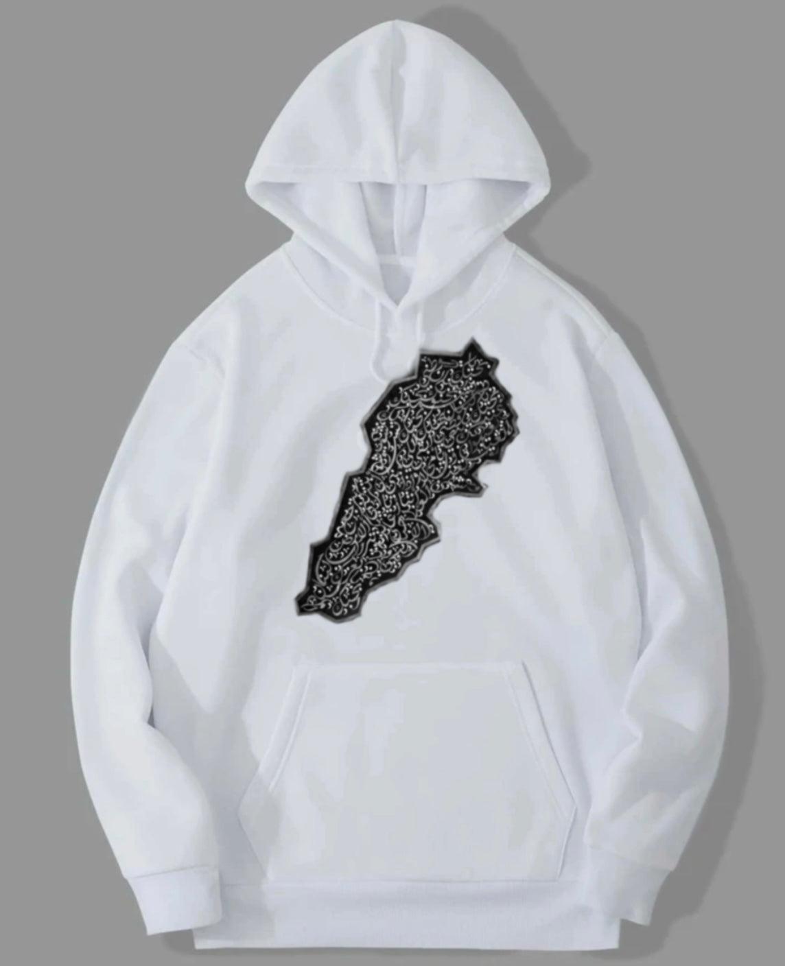 Lebanon map hoodie