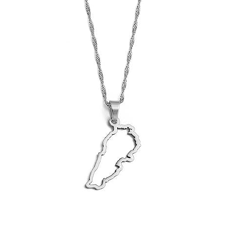 Herren-Halskette Der Republik Libanon –  Mit 45 cm Und 60 cm Kette