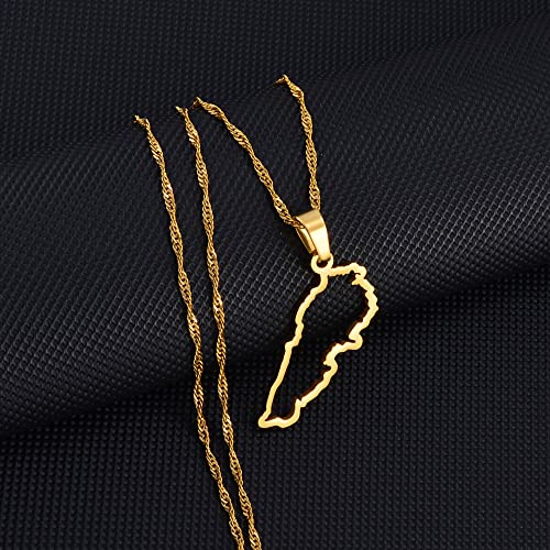 Herren-Halskette Der Republik Libanon –  Mit 45 cm Und 60 cm Kette