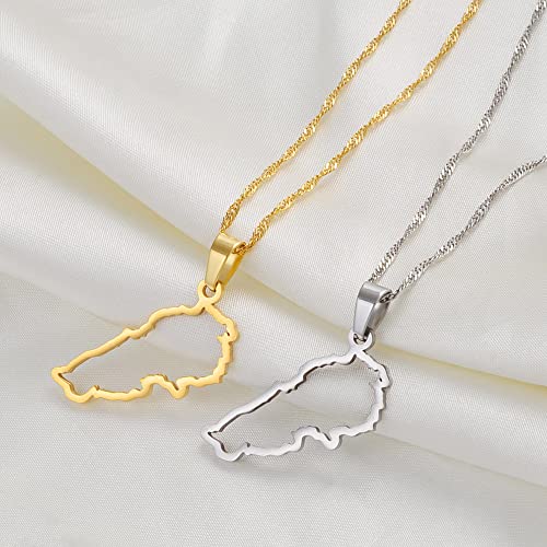 Herren-Halskette Der Republik Libanon –  Mit 45 cm Und 60 cm Kette