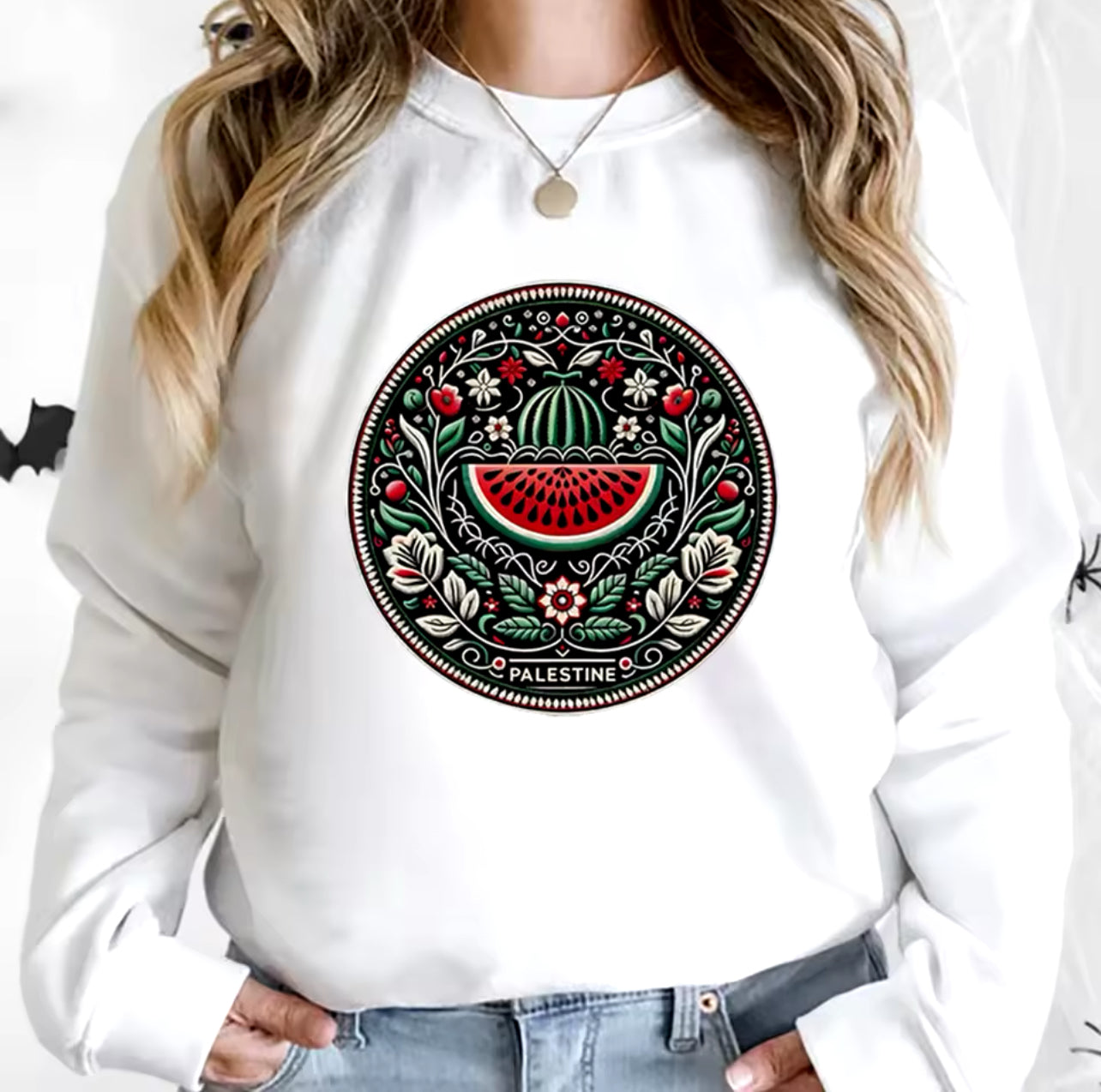 Watermelon Graphic Sweatshirt Aesthetic Fruit Shirt