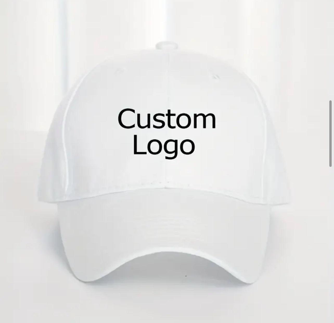 Custom Logo Baseball Cap, Personalized Design Cotton Hat, Comfortable & Durable, Photo/Pattern Print Option, Unisex Sport Cap