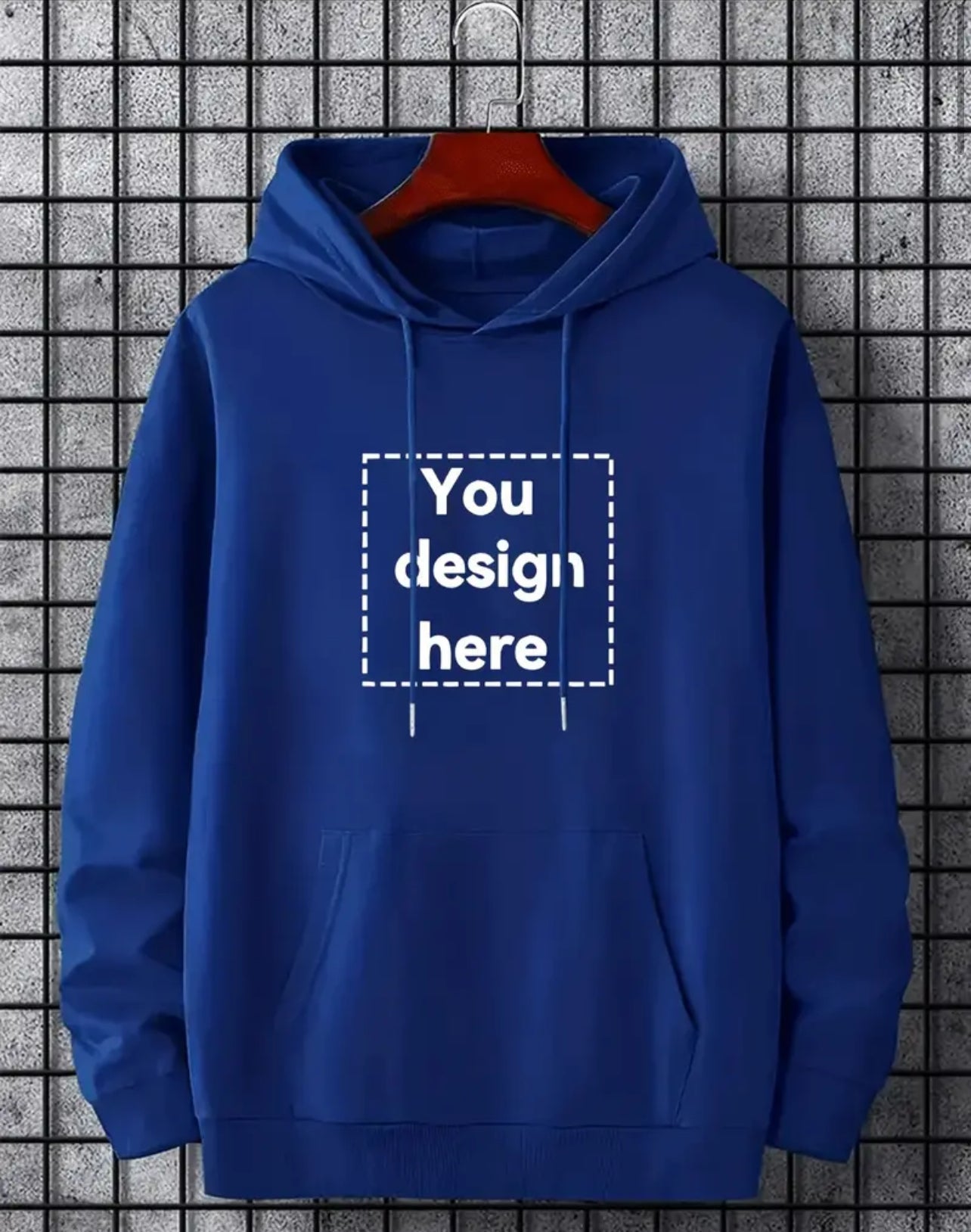 Customizable Geometric Pattern Hoodie - 100% Polyester Casual Active Pullover with Drawstring Hood, Pocket Detail, Knit Fabric with Slight Stretch for All Seasons - Women's Kangaroo Pocket Sportswear Hooded Sweatshirt