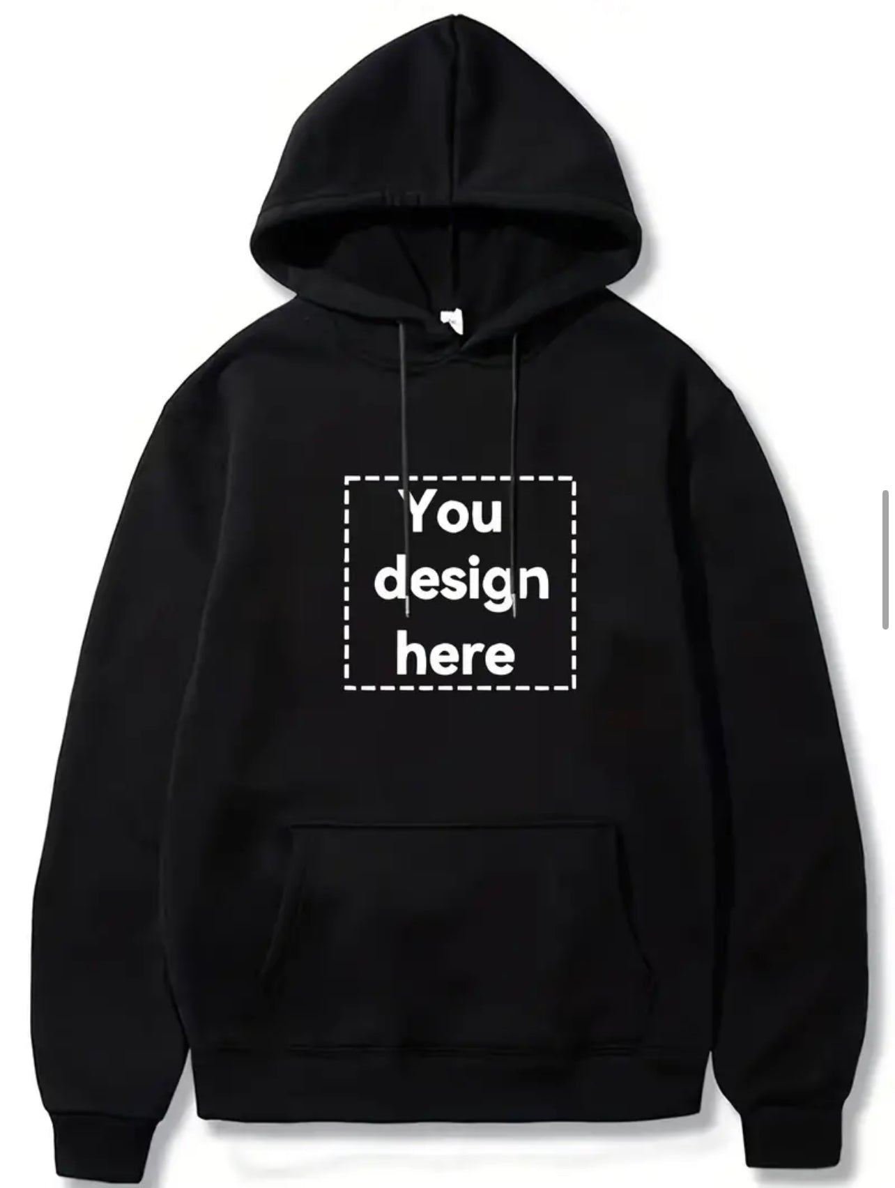Customizable Geometric Pattern Hoodie - 100% Polyester Casual Active Pullover with Drawstring Hood, Pocket Detail, Knit Fabric with Slight Stretch for All Seasons - Women's Kangaroo Pocket Sportswear Hooded Sweatshirt