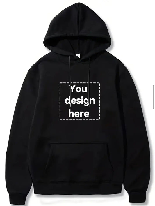 Customizable Geometric Pattern Hoodie - 100% Polyester Casual Active Pullover with Drawstring Hood, Pocket Detail, Knit Fabric with Slight Stretch for All Seasons - Women's Kangaroo Pocket Sportswear Hooded Sweatshirt